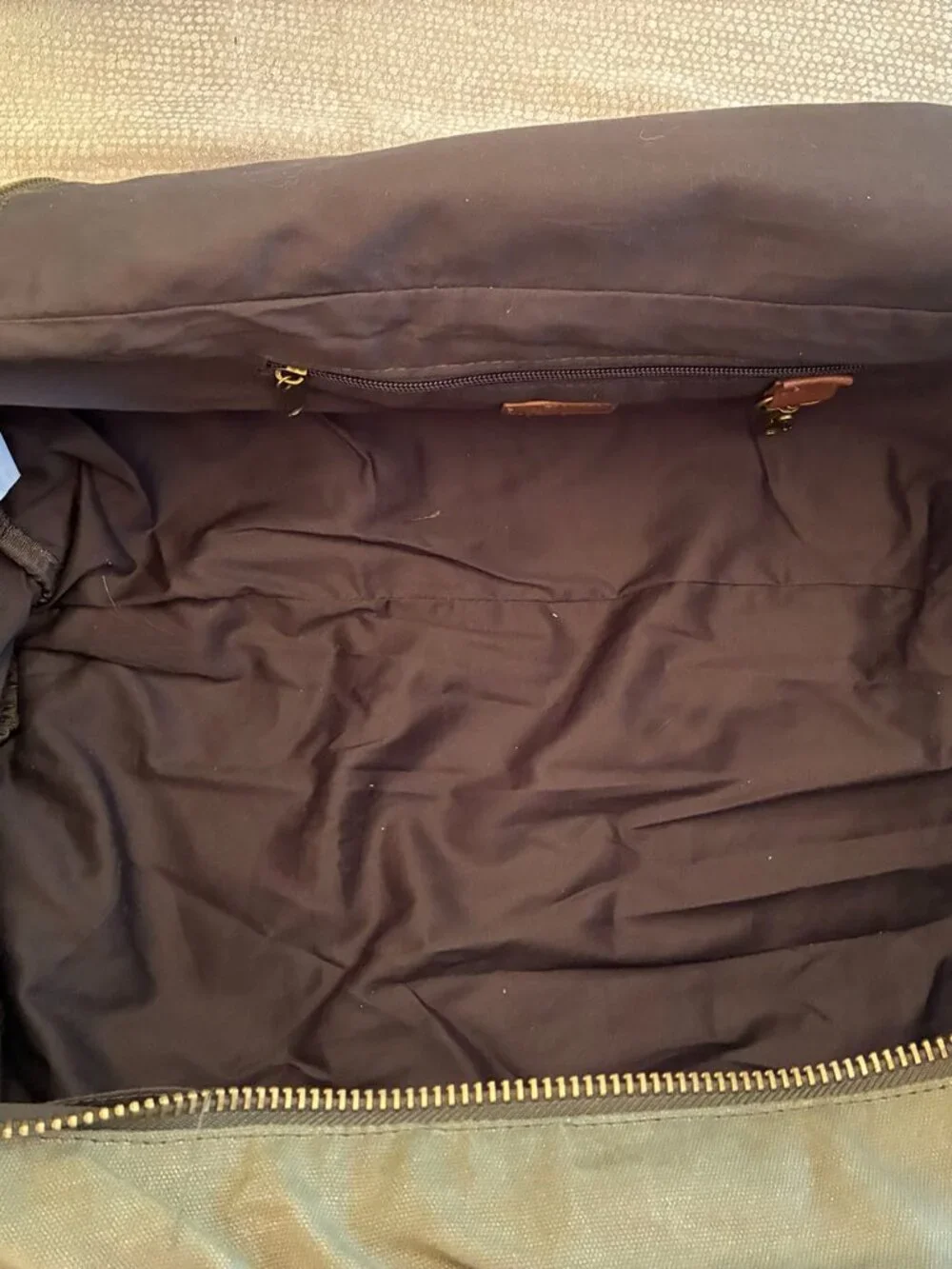 Steve Madden Canvas & Leather Duffle Bag